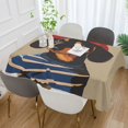 thumbnail image 2 of Yayeee Tablecloths 60" x 120" Rectangle Wrinkle Resistant Party Table Cover, Dog Artist, 2 of 8