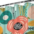 thumbnail image 3 of Waterproof Boho Style Shower Curtain 72x72 Inch Bohemian Colorful Floral Shower Curtains for Bathroom Hotel Home Decor with 12 Hooks, 3 of 5