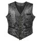 thumbnail image 5 of Camiseta sin mangas con cuello en V para hombre, camiseta sin mangas con cuello en V y botones de gamuza, camiseta sin mangas ajustada de color liso con cuello en V a la moda, camisetas para hombre, 5 of 6