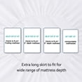 thumbnail image 6 of Biloban Waterproof Crib Mattress Pad Cover for Pack N Play, 39" x 27", White, 6 of 6