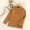 Coffee, variant on SERTG Boys and Girls Solid Color Knit Sweater Long Sleeve Round Neck Fall Winter Keep Warm Knitwear Top for Children 1-8 Years(Khaki,3 Years)