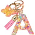 thumbnail image 1 of Letter Keychain,26 Letters A-Z Decorative Letter Keychain,Name Keychain for Women Girls Men Teenager Gift, 1 of 2