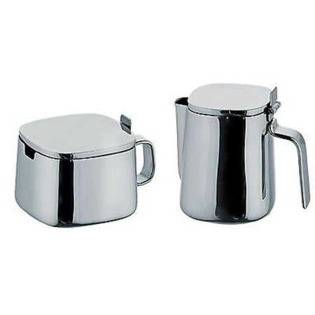 Alessi Kristiina Lus Design Series Stainless Steel Sugar Bowl Alessi Kristiina Lus Design Series Stainless Steel Sugar Bowl Creamer Set