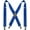 Blue, variant on Mens Suspender with 4 Strong Metal Clips 5cm Wide Heavy Duty Suspender(2inch)