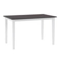 thumbnail image 1 of Table à manger d'intérieur bicolore blanc-gris CorLiving Michigan pour 4 personnes, 1 of 7