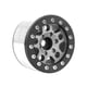 thumbnail image 2 of Silver-Edged 1.55 Inch Metal Wheel for 1/10 RC Crawler Vehicle Axial Silver-Edged SCX10 Ghost TRX4 TRX6 D90 4WD, 2 of 5