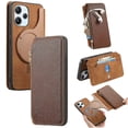 thumbnail image 1 of For Xiaomi Poco M6 Pro 5G / Redmi 12 4G / 5G (Global) Case Cross Texture Leather Detachable Magnetic, 1 of 5