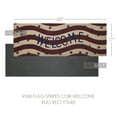 thumbnail image 2 of VHC Brands RWB Flag Stripes Coir Welcome Rug Rect 17x48, 2 of 5