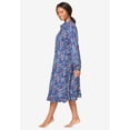 thumbnail image 3 of Only Necessities Plus Size Cotton Flannel Print Short Gown, 3 of 6