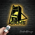 thumbnail image 2 of Handmadetneonsign Personalized Game Arcade Metal Wall Art Led Light, Custom Game Player Metal Sign, 2 of 5