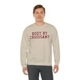 thumbnail image 6 of Croissant Sweatshirt Gifts Crew Neck Shirt Long Sleeve Unisex, 6 of 7