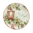thumbnail image 3 of Certified International Set of 4 Silent Night Dessert Christmas Plates 9", 3 of 5