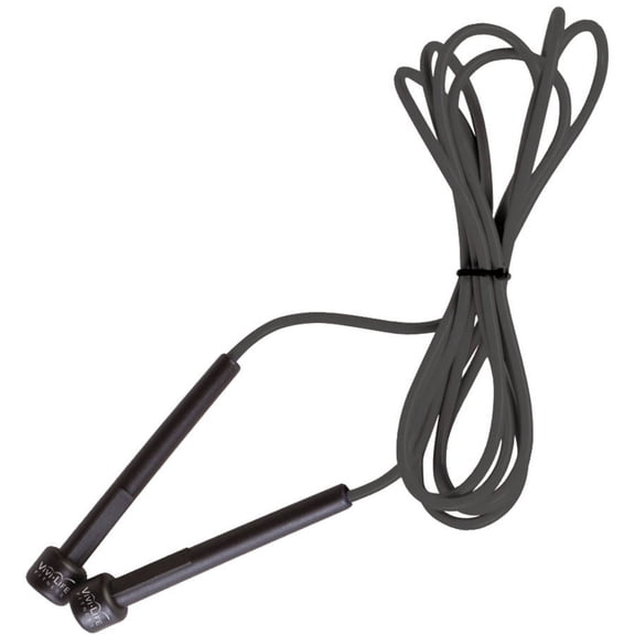Vivi Life Adjustable-Speed Jump Rope, Black