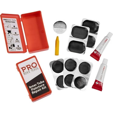 PRO BIKE TOOL Glueless Bike Tire Puncture Repair Patch Kits - Set of 2