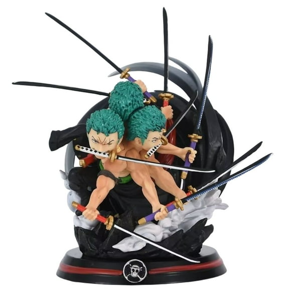 Njube Action figure Anime Collectibles PVC Figure Decor Spout Zoro Figure Anime Action Figure