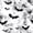 White Black 01, variant on Homewish Watercolor Bat Silhouette Zipper Full Size Comforter Sets with Fitted Sheet and 2 Pillowcases for Kids, Halloween Spooky Animal Zipper Bedding Set, Black Reversible, 4 Pieces