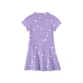 thumbnail image 4 of Girls Short Sleeve Polos Dress with Pockets Back to School Uniform Summer Casual Flowy Dresses, 4 of 5