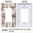 thumbnail image 3 of Yayeee Rocker Switch Wall Plate 1-Gang 4.6"x2.9" Home Decorative Outlet Cover, Beige Deer, 3 of 6