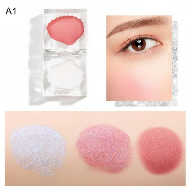 Blushlighter Blush & Highlighter Duo Shimmer Metallic Finish