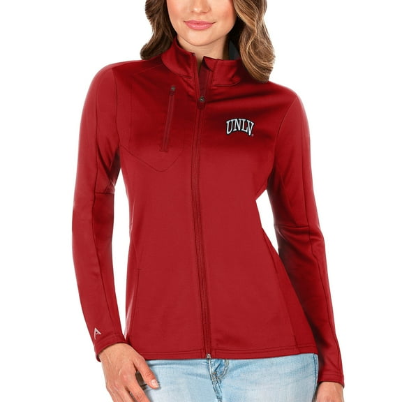 Women's Antigua Red UNLV Rebels Generation Full-Zip Jacket