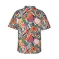 thumbnail image 3 of Goofa Tropical Fruit Hawaiian Shirt for Men, Unisex Summer Beach Casual Short Sleeve Button Down Shirts,Aloha Tropical Floral print shirt-3X-Large, 3 of 9