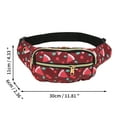 thumbnail image 3 of Unique Bargains 1 Pc Fanny Pack Watermelon Pattern Waist Bag Red, 3 of 5