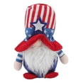 thumbnail image 1 of Gnomo patriótico BuyWeek de peluche 4 de julio Decoraciones patrióticas de julio, 1 of 12