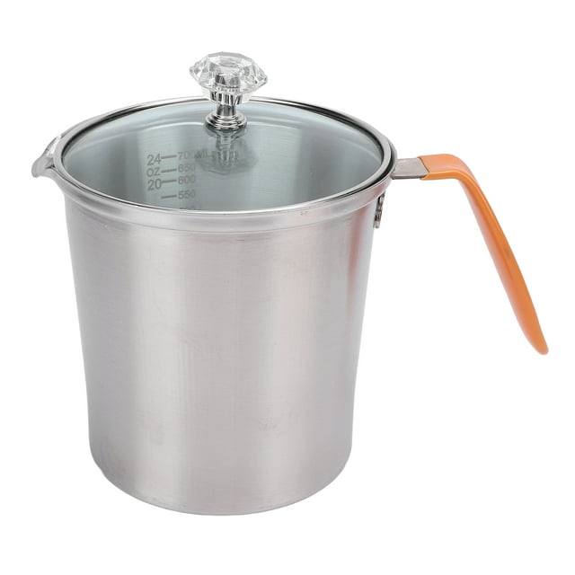Jarra Para Espuma Leche De 12 Oz, Hecha De Acero Inoxidable De Primera , Con Líneas De Escala Claras, Para Latte Art, Espuma De Leche, Capuchino, Café Con Leche, Con Tapa