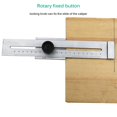 thumbnail image 1 of 200mm/7.86inch Woodworking Ruler Marking Ruler Woodworking Measuring Tool Silver Scribing Ruler Scribing Gauge Ruler for Measurement Industry Repairing, 1 of 9
