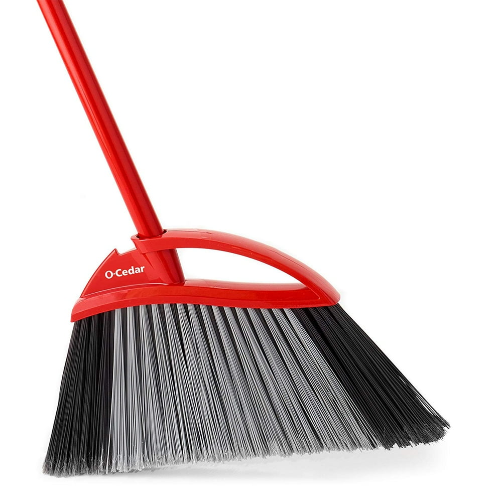 O-Cedar Power Corner Large Angle Broom, This O-Cedar indoor/outdoor