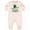 Natural Heather, variant on Key West, Florida Happy Sea Turtle Baby Fleece Romper