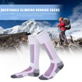 thumbnail image 3 of Ygjytge Calcetines Térmicos para Calcetines Esquí para Esquiar Senderismo Snowboard (rosa Blanco), 3 of 9