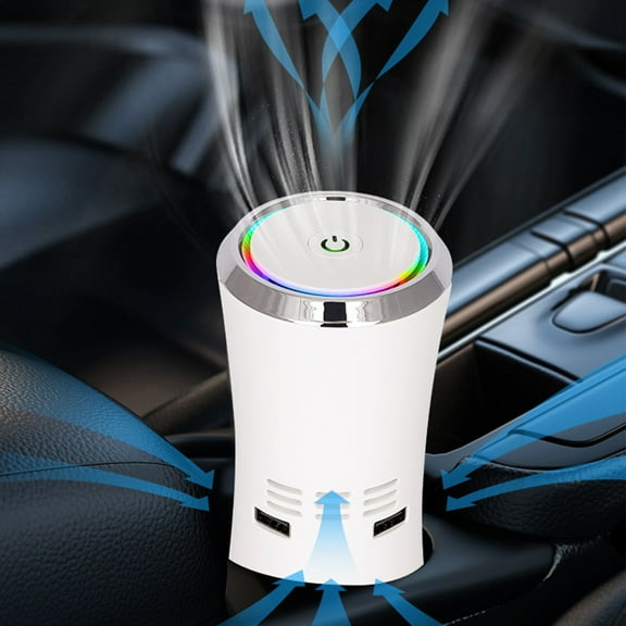 Home Air Purifier, True HEPA Filter, Smoke and Allergen Eliminator, Silent Operation, Auto Mode for Pet Owners and Allergy Sufferers