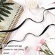 thumbnail image 3 of Twill Tape Ribbon Soft Natural Twill Tape Herringbone Webbing Tape Sewing Twill Ribbon for DIY Craft Making (Black, 1/2 Inch, 27 Yards), 3 of 4