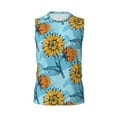 thumbnail image 6 of Picia Sunflowers mens Cotton Tank Undershirts , Moisture-wicking Ribbed Tanks, Lightweight Cotton Tank Undershirts-, 6 of 8