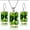 Green, variant on Guodhu Elegant Ladies Alloy Crystal Necklace & Dangle Earrings Set, 45+5cm Chain Length, Perfect for Everyday Wear & Any Occasion, Fashion Jewelry Gift