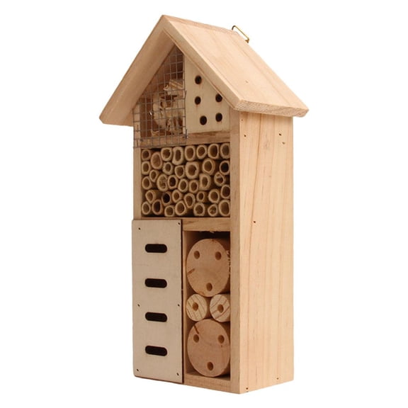 Wooden House Nests Ladybugs Decoration Shelter Protective Breeding Bug Habitat Room for Garden Backyard