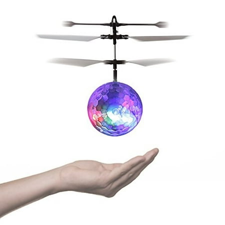 OCDAY Flying Ball, RC Flying Toy, Kid Toys, Infrared Induction Helicopter Drone with Colorful Shinning LED Light and Remote Controller for Kids, Indoor and Outdoor