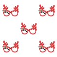 thumbnail image 1 of Baohd Décorations de Noël Festives Ornements de Fête pour des Vacances Magiques Noël Multicolore Bois Rouges 5Set, 1 of 6