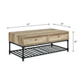 thumbnail image 2 of Rugged Style Coffee Table / Suitable for Living Room / Functional Storage Design, 2 of 3