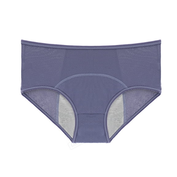 Hfyihgf Period Underwear for Women Plus Size High Waisted Menstrual Panties Teens Seamless Cotton Hipster Briefs Panty
