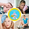 thumbnail image 4 of Paquete de 4 compresas de hielo reutilizables para uso en frío y calor para niños, adultos, compresas frías para lesiones, alivio del dolor, muelas del juicio, enfermería, ojos cansados, 14 cm (estilo, 4 of 5