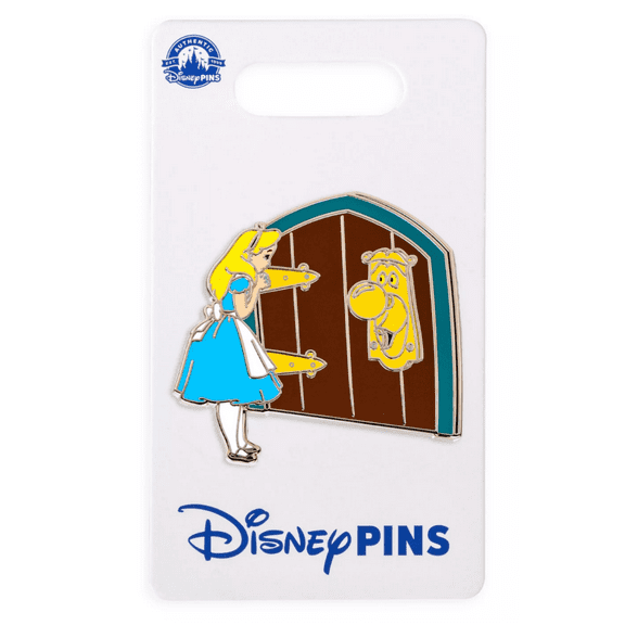 Disney Parks Alice in Wonderland Alice and Doorknob Pin New With Card