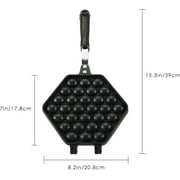 Bubble Waffle Maker Nonstick Egg Bubble Pan Aluminum Alloy Eggettes Mould Cake Baking Plate For Home Kitchen Use