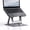 Gray, variant on Adjustable And Foldable Laptop Stand With a Sturdy And Durable Base. Multi-Angle Adjustable Ergonomic Laptop Riser, Compatible With MacBook Air Pro, Laptops, And All 10-15.6 inch Laptops.