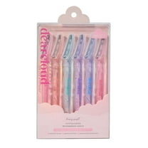 dearcloud Dreamy Sunset Multipurpose Dermaplane Razors – Set of 6 – Flawless Facial Hair Remover, Dermaplane Razor for Women Face & Exfoliation Tool (Dreamy Sunset)