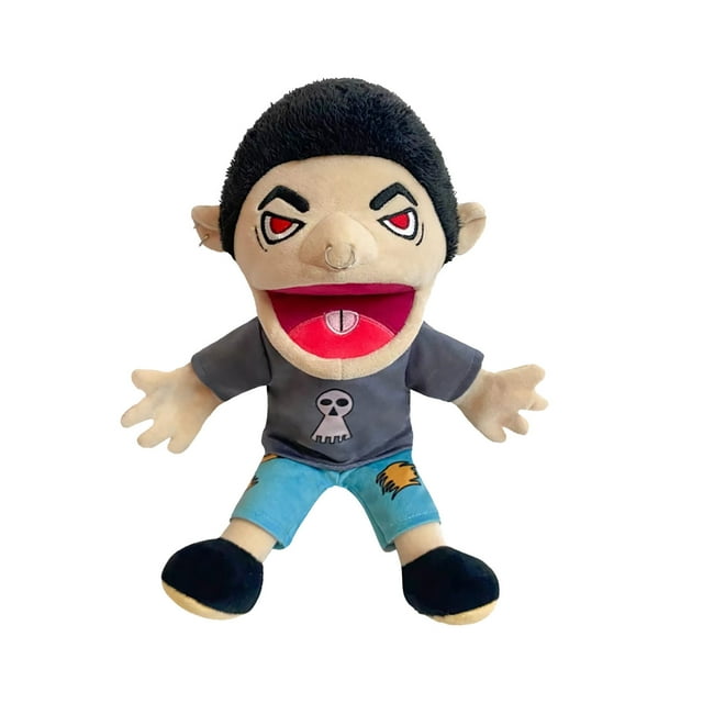 Jeffy Puppet Plush Toy Doll, 8 inch Sml Puppet Plush, Soft Stuffed Hand Puppet, for Kids Birthday Christmas Halloween Party Gift
