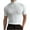 White, variant on Joau Mens Big & Tall Mock Turtleneck Sweater Short Sleeve Solid Color T-Shirts Basic Slim Fit Knitted Pullover Tees