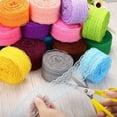 thumbnail image 5 of Meiix Lace Ribbon, Pleated Edge Lace Ruffle Trim for Crafts Sewing Diy, Clothing Home, 394X2In (Purple2), 5 of 9