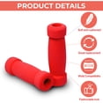 thumbnail image 4 of AlveyTech Handlebar Foam Grip Set for Razor, Radio Flyer, Kick Scooter and Electric Scooter (Red), 4 of 6
